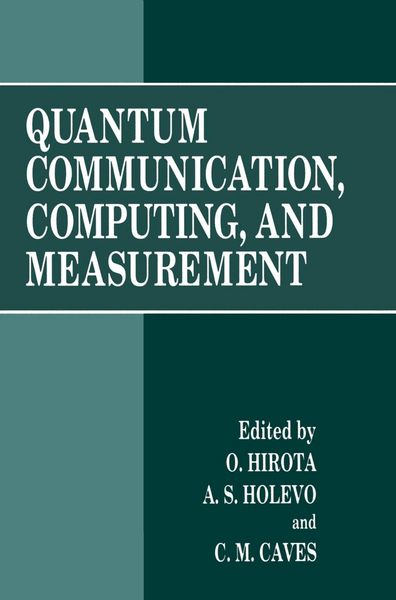 Produktbild: Quantum Communication, Computing, and Measurement