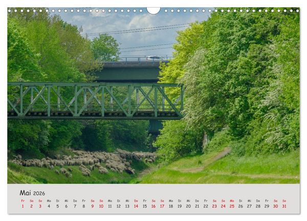 Produktbild: Herne: Stadt an Emscher und Kanal (Wandkalender 2026 DIN A3 quer), CALVENDO Monatskalender