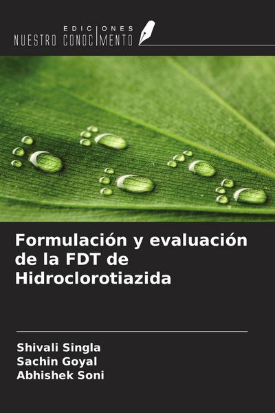 Produktbild: Formulaci&oacute;n y evaluaci&oacute;n de la FDT de Hidroclorotiazida