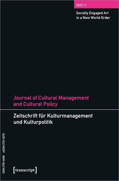 Produktbild: Journal of Cultural Management and Cultural Policy/Zeitschrift f&uuml;r Kulturmanagement und Kulturpolitik