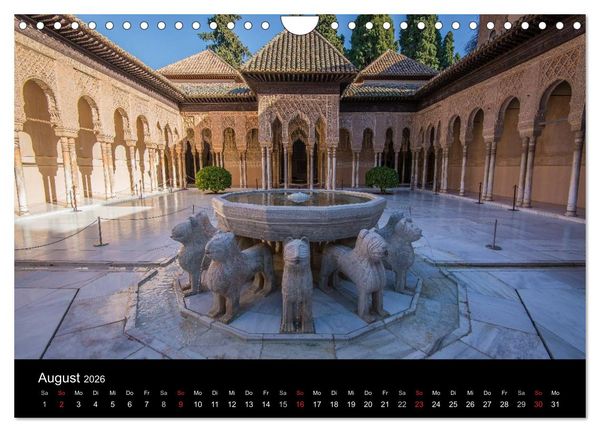 Produktbild: Andalusien (Wandkalender 2026 DIN A4 quer), CALVENDO Monatskalender