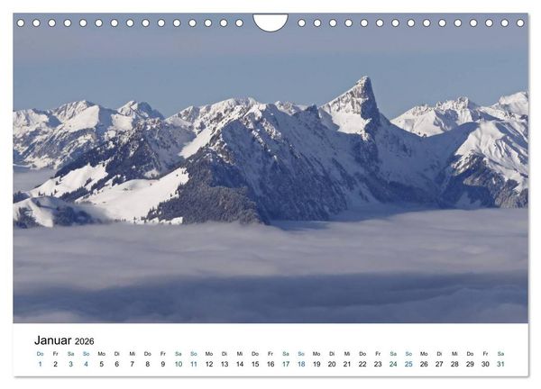 Produktbild: Stockhorn &ndash; &Uuml;ber Stock und Stein (Wandkalender 2026 DIN A4 quer), CALVENDO Monatskalender