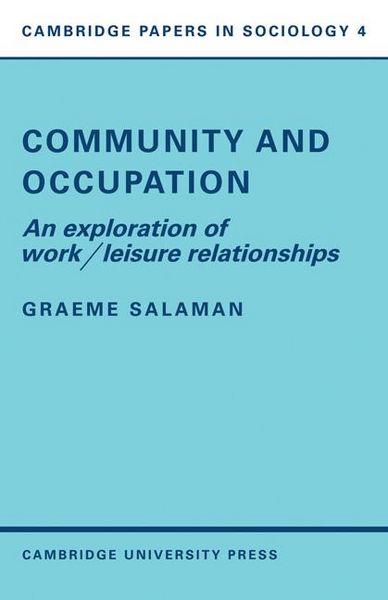 Produktbild: Community and Occupation