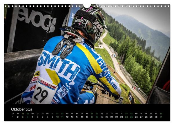 Produktbild: Downhill Racing 2026 (Wandkalender 2026 DIN A3 quer), CALVENDO Monatskalender