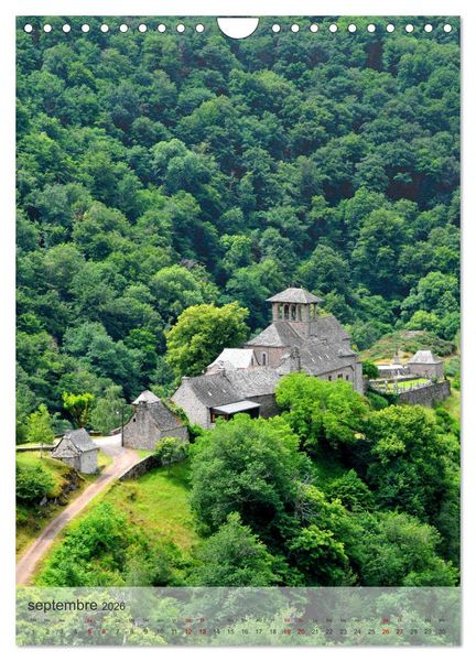 Produktbild: VILLAGES Occitanie (Calendrier mural 2026 DIN A4 horizontal), CALVENDO calendrier mensuel