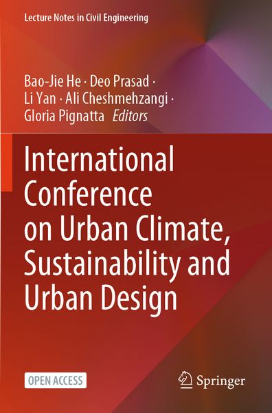 Produktbild: International Conference on Urban Climate, Sustainability and Urban Design