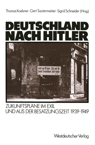 Produktbild: Deutschland nach Hitler