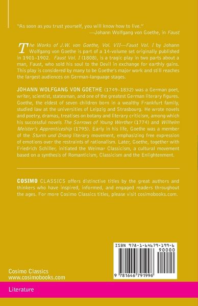 Produktbild: The Works of J.W. von Goethe, Vol. VII (in 14 volumes)