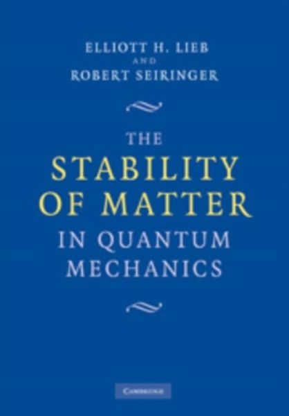 Produktbild: Stability of Matter in Quantum Mechanics