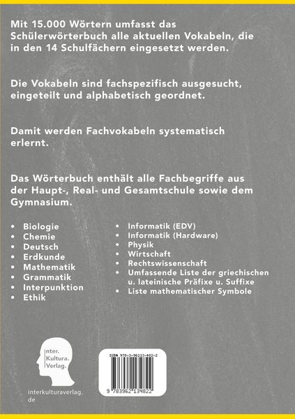 Produktbild: Interkultura Sch&uuml;lerw&ouml;rterbuch Deutsch-Ukrainisch