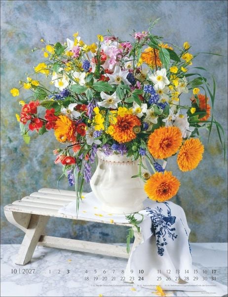 Produktbild: Die sch&ouml;nsten Blumenstr&auml;u&szlig;e Kalender 2027