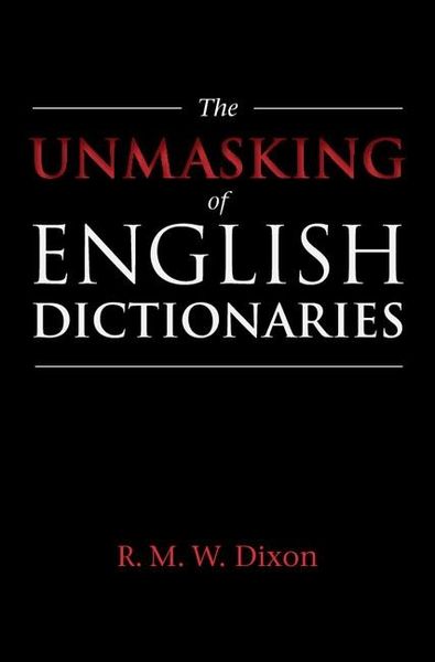 Produktbild: Unmasking of English Dictionaries