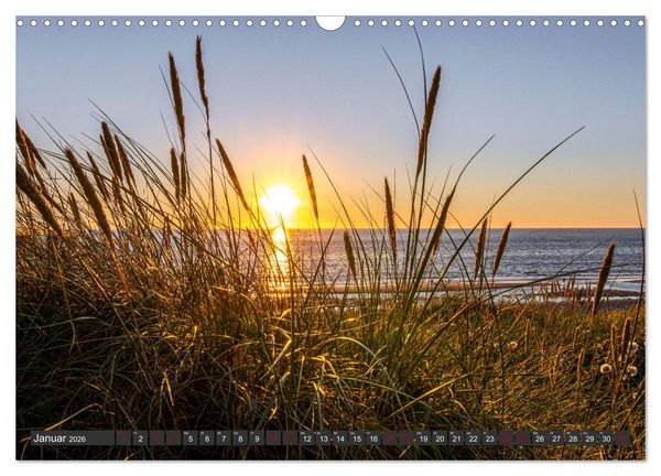 Produktbild: Sylt im Abendlicht (Wandkalender 2026 DIN A3 quer), CALVENDO Monatskalender