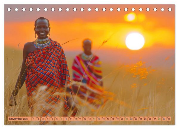 Produktbild: Afrikas urt&uuml;mliche Sch&ouml;nheit (Tischkalender 2026 DIN A5 quer), CALVENDO Monatskalender