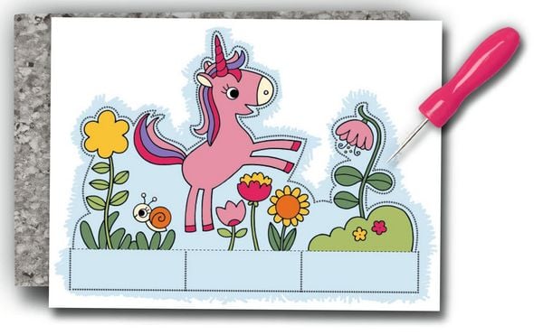 Produktbild: Mein gro&szlig;es Prickel-Starterset: Einh&ouml;rner