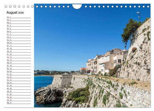 Produktbild: ANTIBES Idyllische Impressionen (Wandkalender 2026 DIN A4 quer), CALVENDO Monatskalender