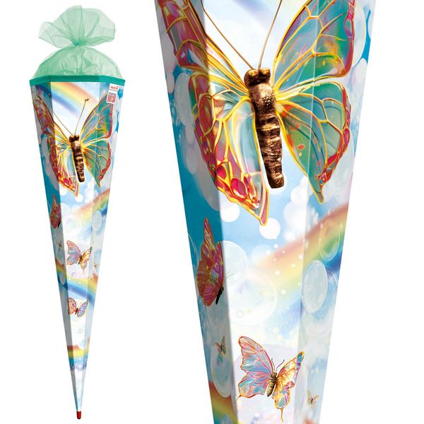 Produktbild: Motivschult&uuml;te, Rainbow Butterfly, 85 cm