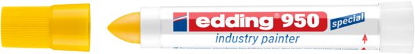 Produktbild: Pastenmarker edding 950 4-950005 Farbe gelb Strichst&auml;rke bis zu 10 mm