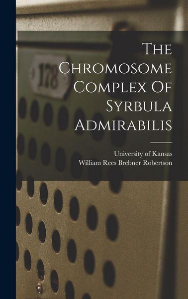Produktbild: The Chromosome Complex Of Syrbula Admirabilis