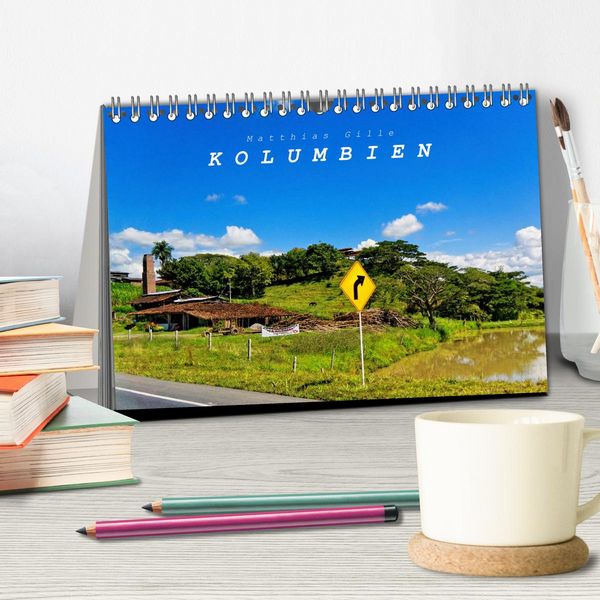 Produktbild: Kolumbien (Tischkalender 2026 DIN A5 quer), CALVENDO Monatskalender
