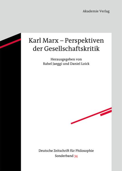 Produktbild: Karl Marx &ndash; Perspektiven der Gesellschaftskritik