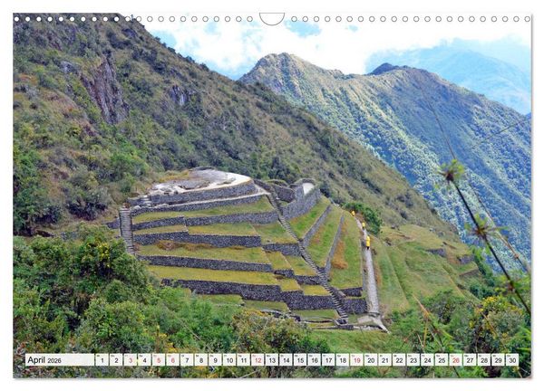 Produktbild: Inkabauten in PERU, Bauwerke eines gro&szlig;en Reiches (Wandkalender 2026 DIN A3 quer), CALVENDO Monatskalender