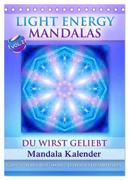 Produktbild: Light Energy Mandalas - Kalender - Vol. 2 (Tischkalender 2027 DIN A5 hoch), CALVENDO Monatskalender