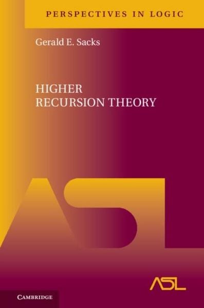 Produktbild: Higher Recursion Theory