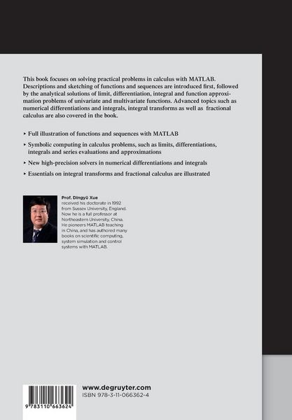 Produktbild: Calculus Problem Solutions with MATLAB&reg;
