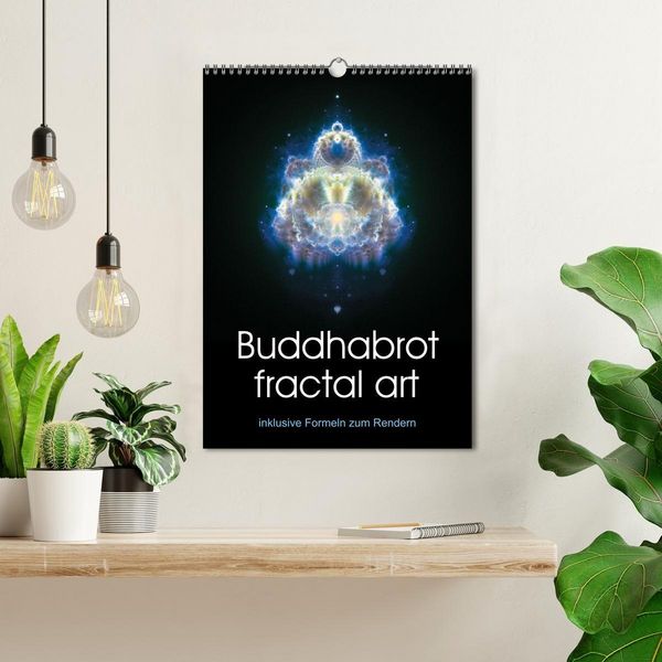 Produktbild: Buddhabrot fractal art (Wandkalender 2027 DIN A3 hoch), CALVENDO Monatskalender
