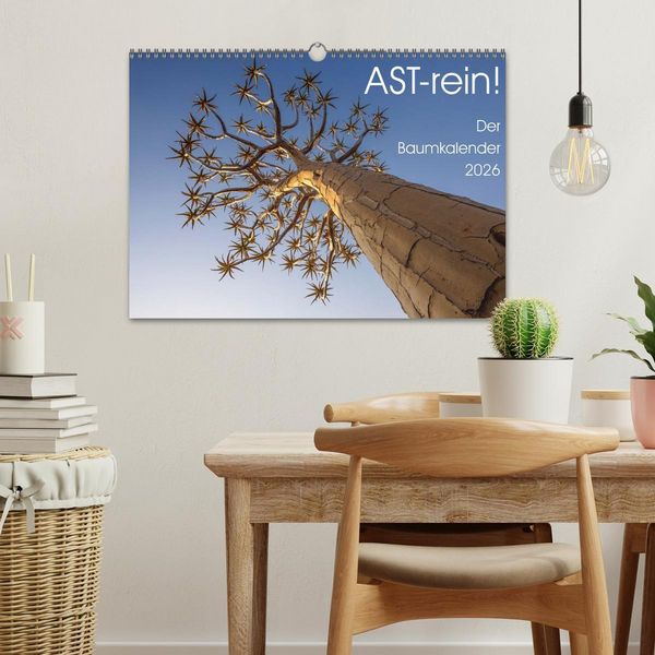 Produktbild: Astrein! - Der Baumkalender 2026 (Wandkalender 2026 DIN A3 quer), CALVENDO Monatskalender