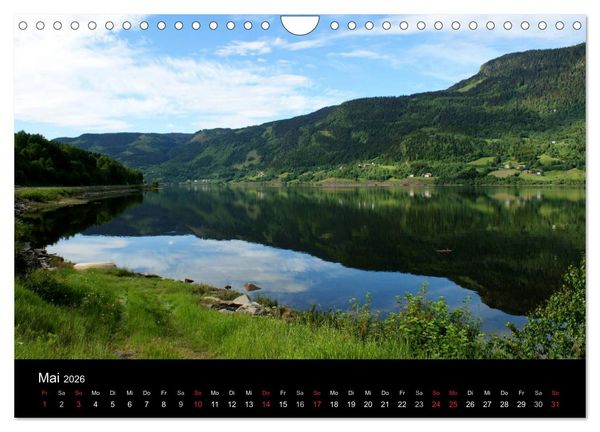 Produktbild: Norwegen 2026 (Wandkalender 2026 DIN A4 quer), CALVENDO Monatskalender