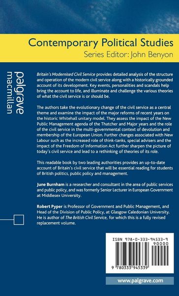 Produktbild: Britain's Modernised Civil Service