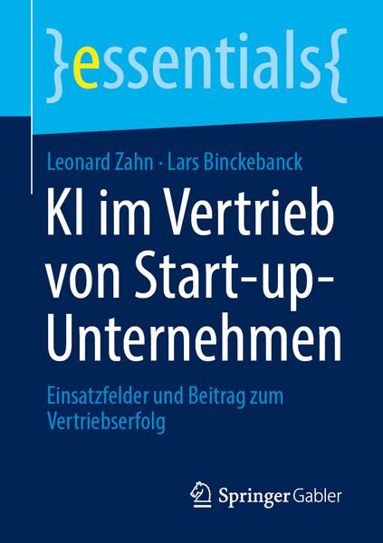 Produktbild: KI im Vertrieb von Start-up-Unternehmen