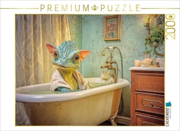CALVENDO Puzzle Badewannen Freaks | 2000 Teile Lege-Größe 90x67cm Foto-Puzzle für glückliche Stunden