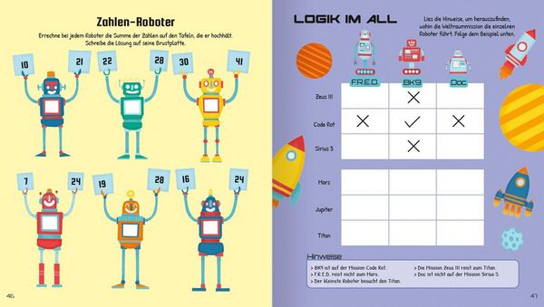 Produktbild: Roboter R&auml;tselspa&szlig; (Mint-Spa&szlig;buch)