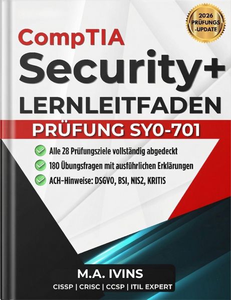 Produktbild: CompTIA Security+ SY0-701 - Lernleitfaden