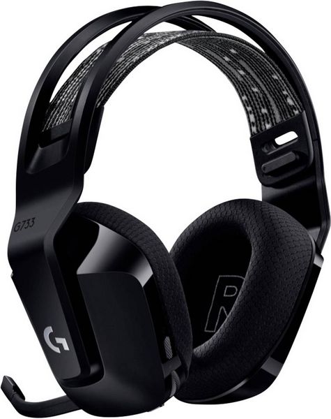 Produktbild: Logitech Gaming G733 LIGHTSPEED On Ear Headset Funk 7.1 Surround Schwarz Lautst&auml;rkeregelung Gaming