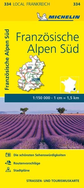 Produktbild: Michelin Franz&ouml;sische Alpen S&uuml;d