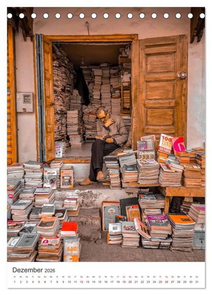 Produktbild: Eine unvergessliche Reise nach Marokko (Tischkalender 2026 DIN A5 hoch), CALVENDO Monatskalender