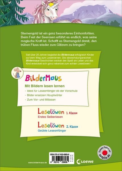 Produktbild: Bildermaus - Geschichten vom Einhornfohlen
