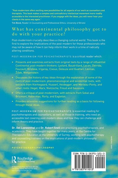 Produktbild: Post-Modernism for Psychotherapists