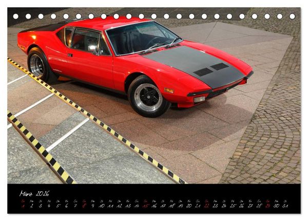 Produktbild: De Tomaso Pantera (Tischkalender 2026 DIN A5 quer), CALVENDO Monatskalender