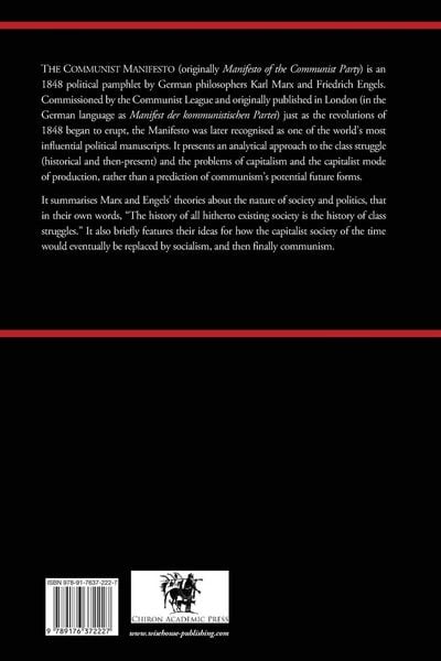 Produktbild: The Communist Manifesto (Chiron Academic Press - The Original Authoritative Edition)