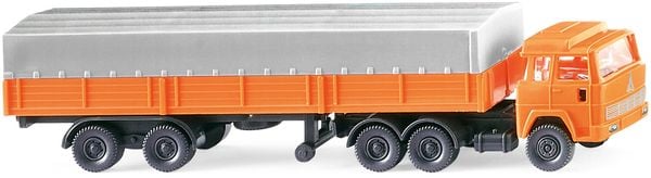 Wiking - Pritschensattelzug Magirus, orange