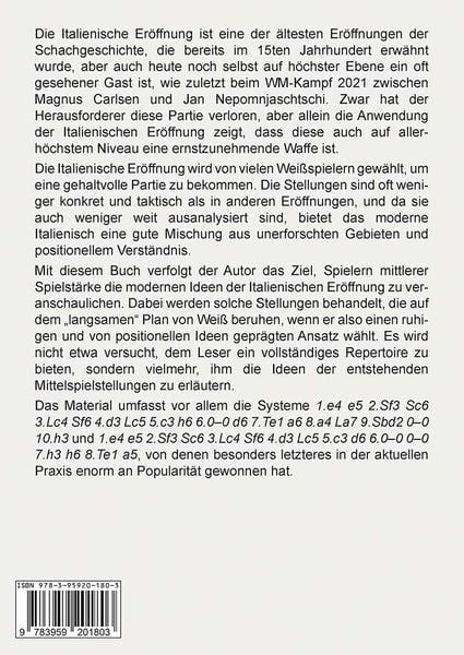 Produktbild: Italienische Er&ouml;ffnung f&uuml;r Wei&szlig;