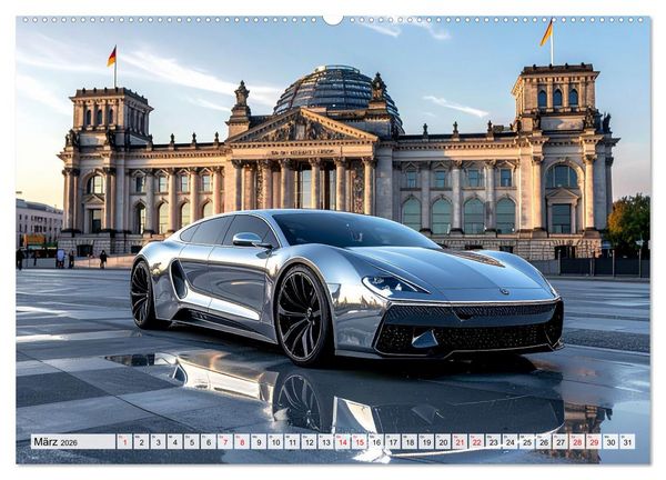 Produktbild: Meisterwerke auf R&auml;dern Luxus. Architektur. Emotion. (Wandkalender 2026 DIN A2 quer), CALVENDO Monatskalender
