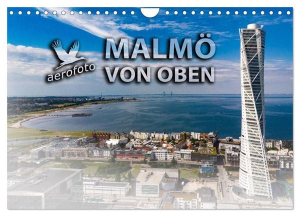 Produktbild: Malm&ouml; von oben (Wandkalender 2026 DIN A4 quer), CALVENDO Monatskalender