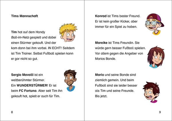 Produktbild: Lesel&ouml;wen 1. Klasse - Anpfiff f&uuml;r den Wunderst&uuml;rmer!
