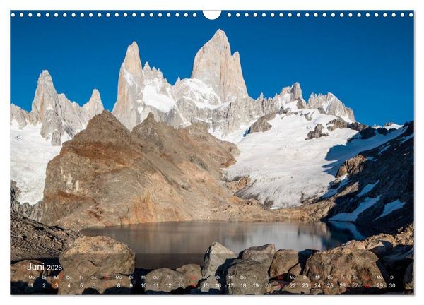 Produktbild: Majest&auml;tische Bergwelten Cerro Torre & Fitzroy Patagonien (Wandkalender 2026 DIN A3 quer), CALVENDO Monatskalender